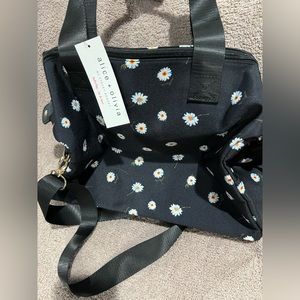 BNWT Alice and Olivia Daisy Duffle Bag